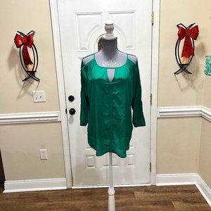 The Limited Green Blouse